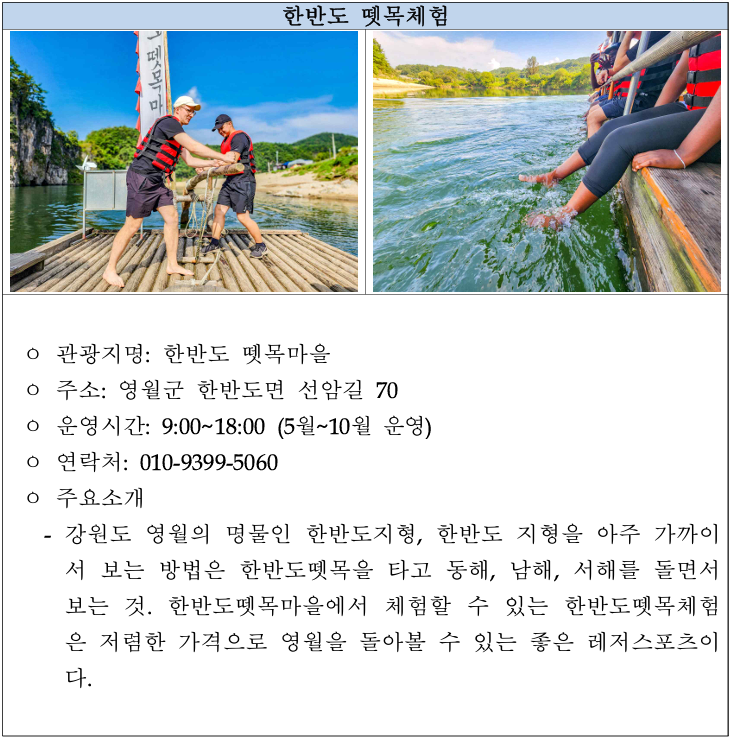영월 워케이션 신청
