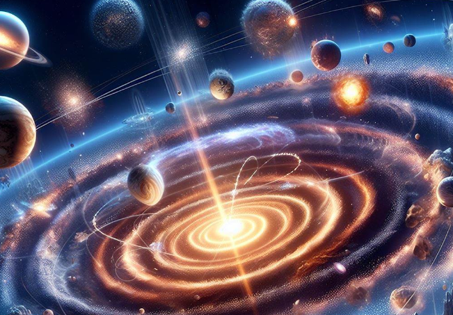 은하가 형성되는 모습