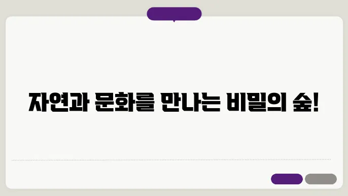 가평 산림생태문화체험단지