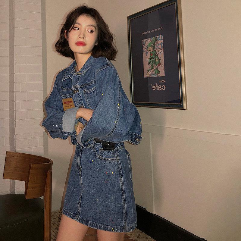 봄 청세트 생지 데님 청 투피스 청청 세트 25