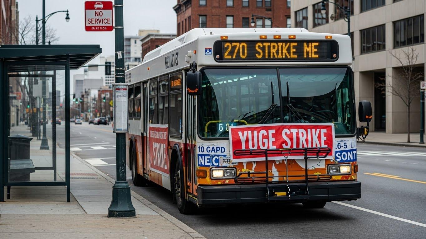 시내버스 파업 노선