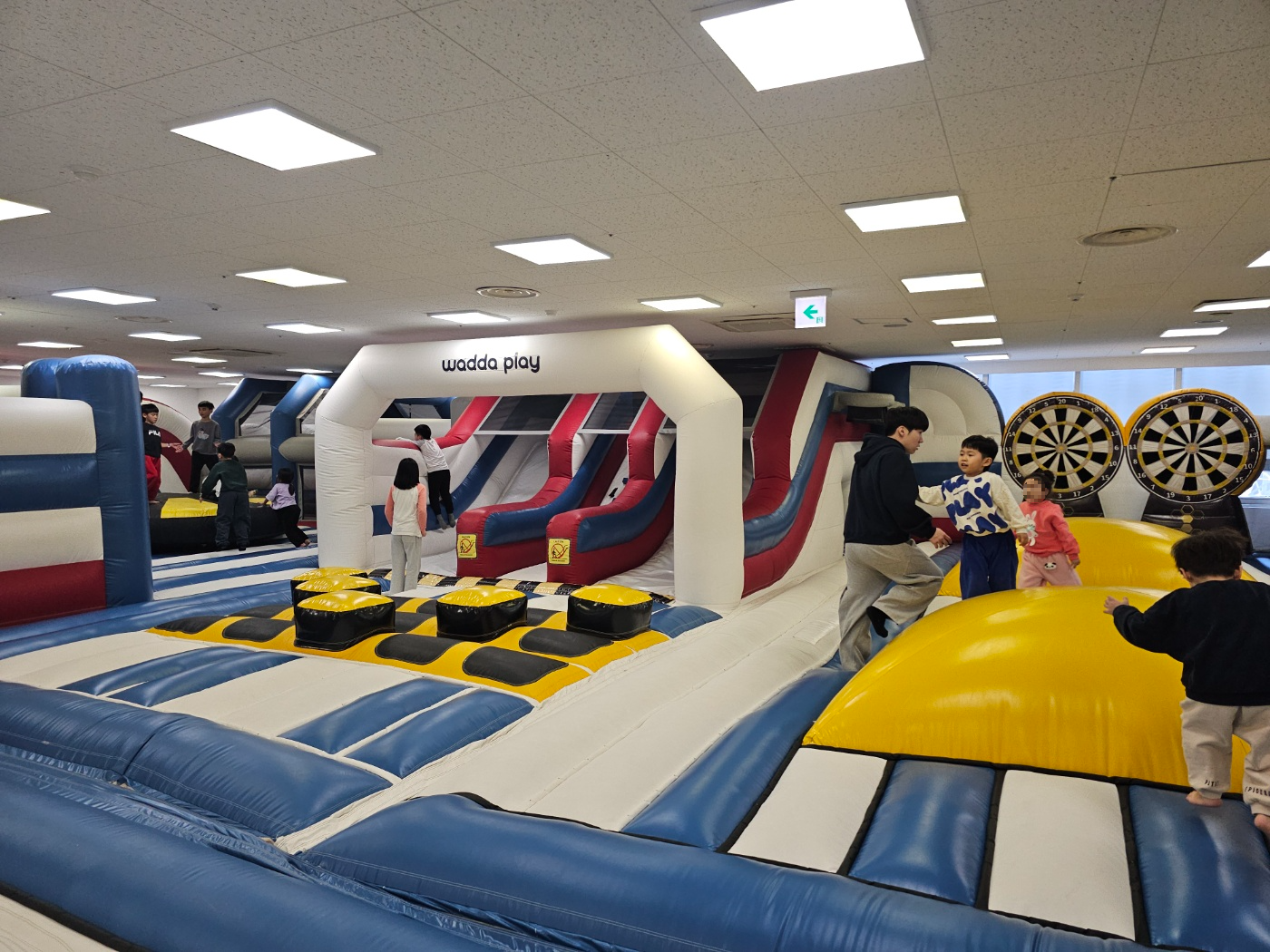 양산 모다아울렛 7층 키즈카페 '와따플레이' 방문 후기