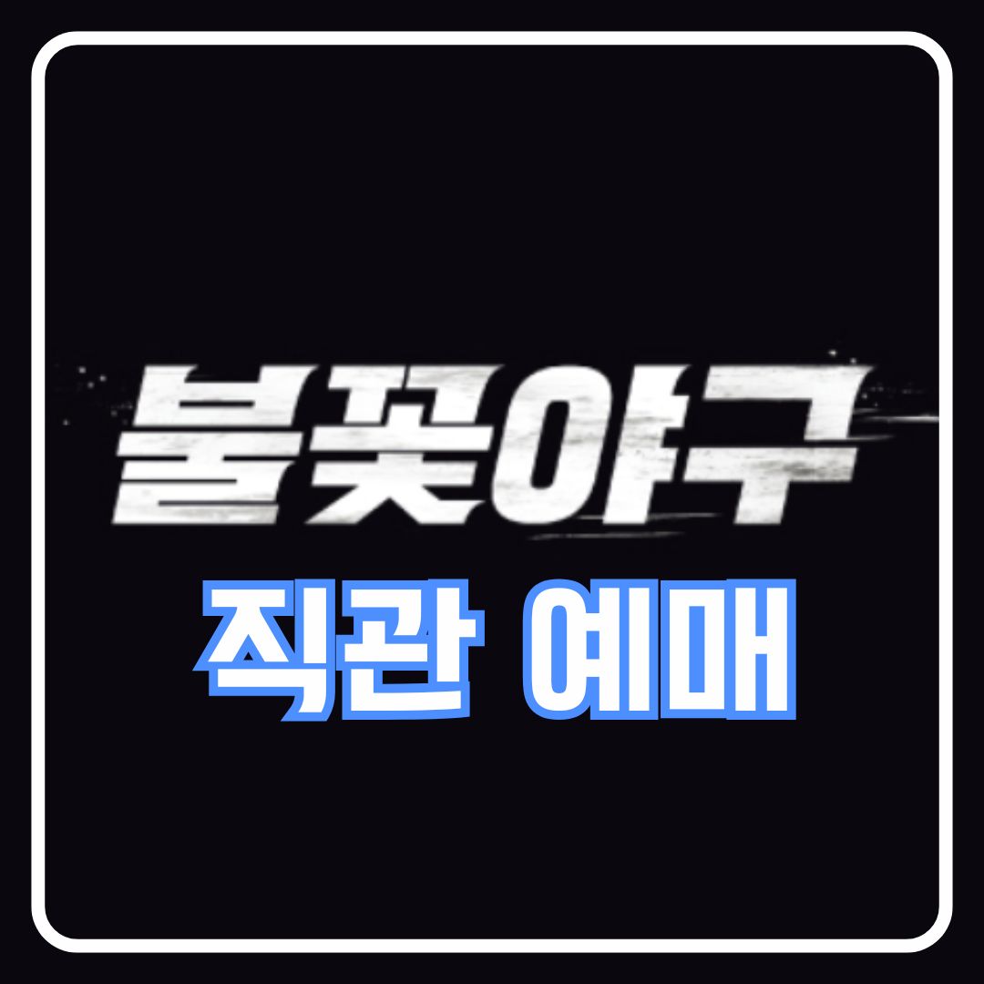 불꽃야구 직관 경기 정보 예매 가격