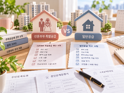 신혼부부 주택 공급 유형별 자격 확인 방법