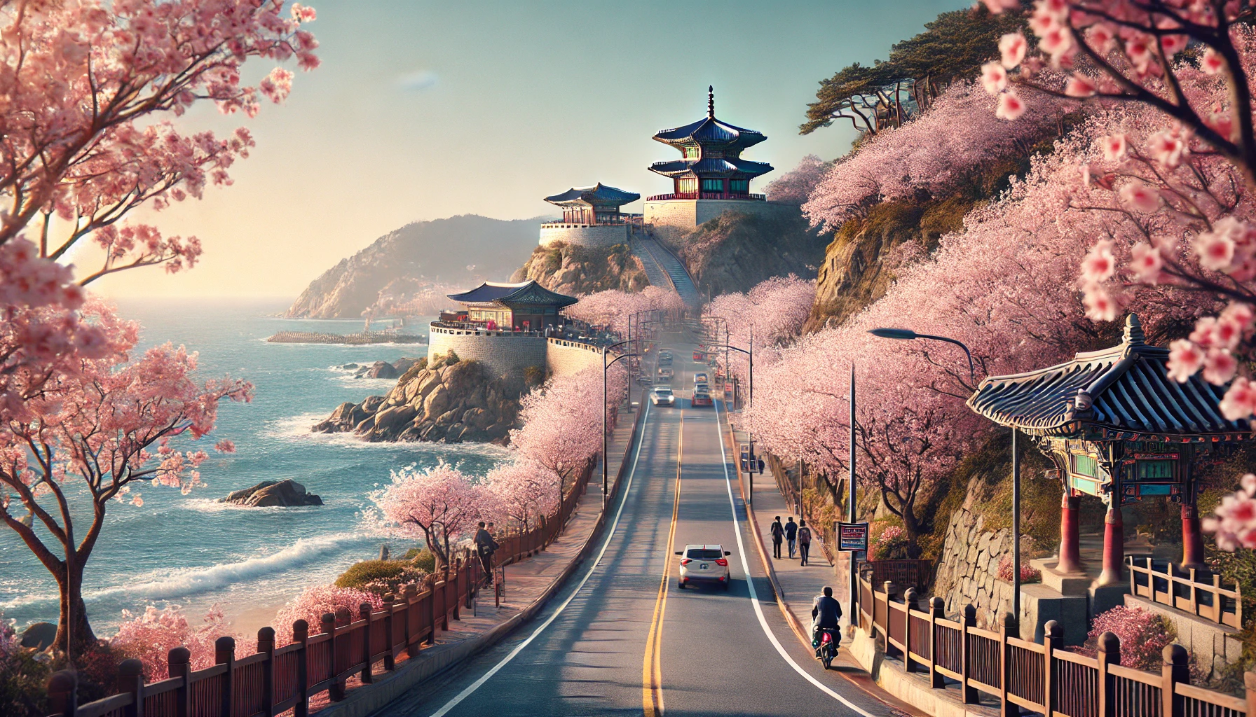 부산 기장 벚꽃길은 해운대보다 낫다?