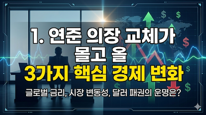 연준 의장 교체가 몰고 올 3가지 핵심 경제 변화
