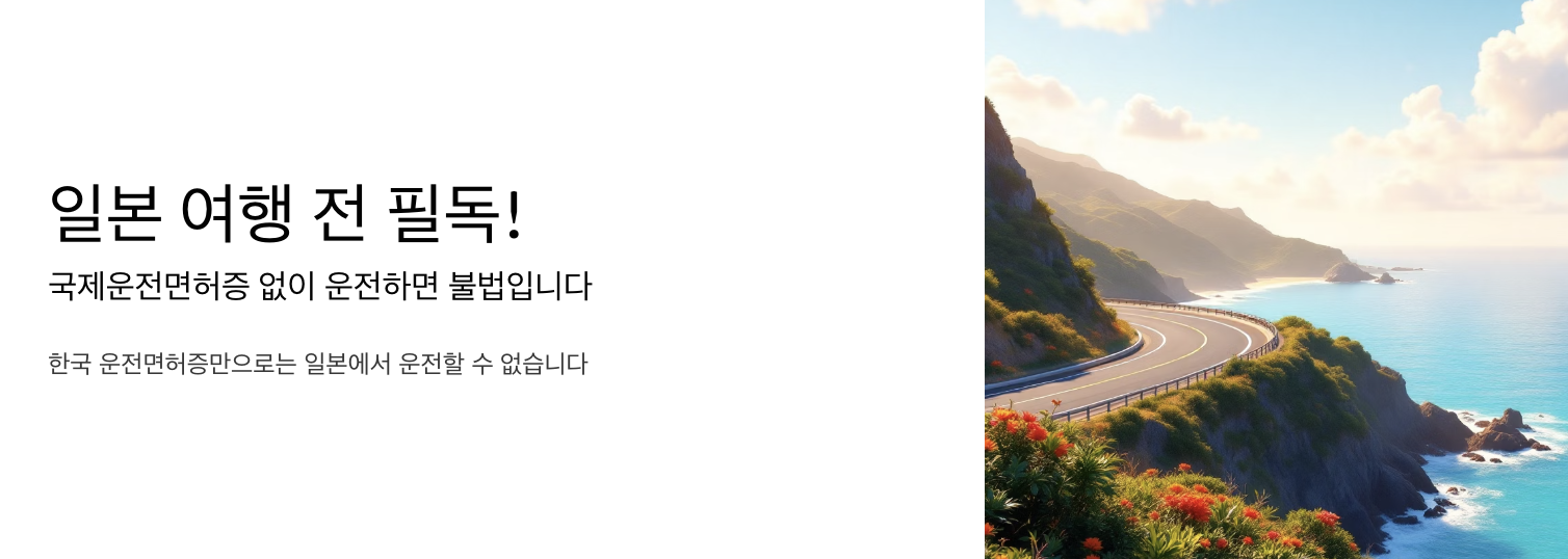[일본 오키나와 렌터카 필수] 국제운전면허증 발급 꿀팁 3가지 완벽 정리 (2025년 기준)