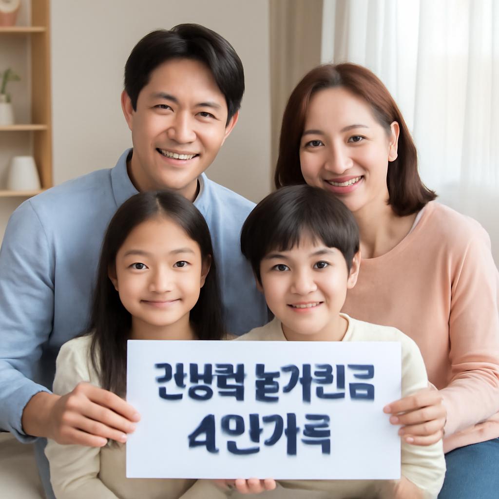 민생회복지원금 4인가족