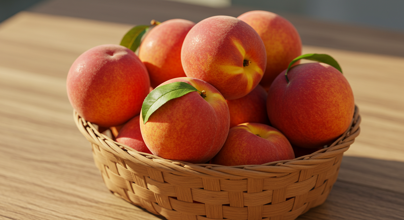 지역별 신비복숭아 수확 일정