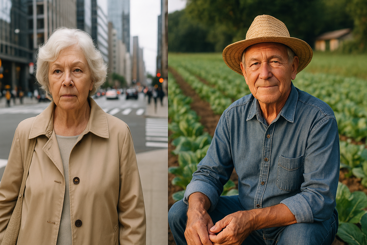도시 거주자와 농촌 거주자