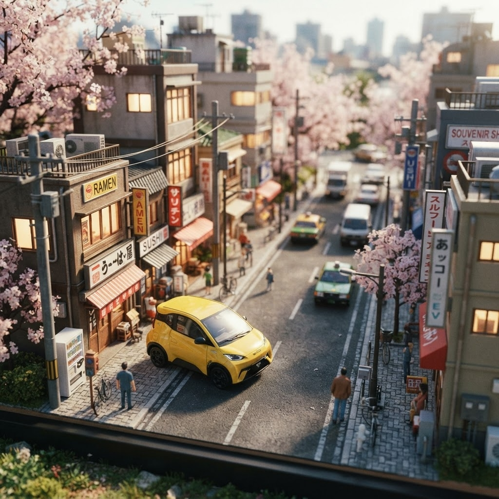 BYD 라코 2026 전기 경차 일본 출시 모습