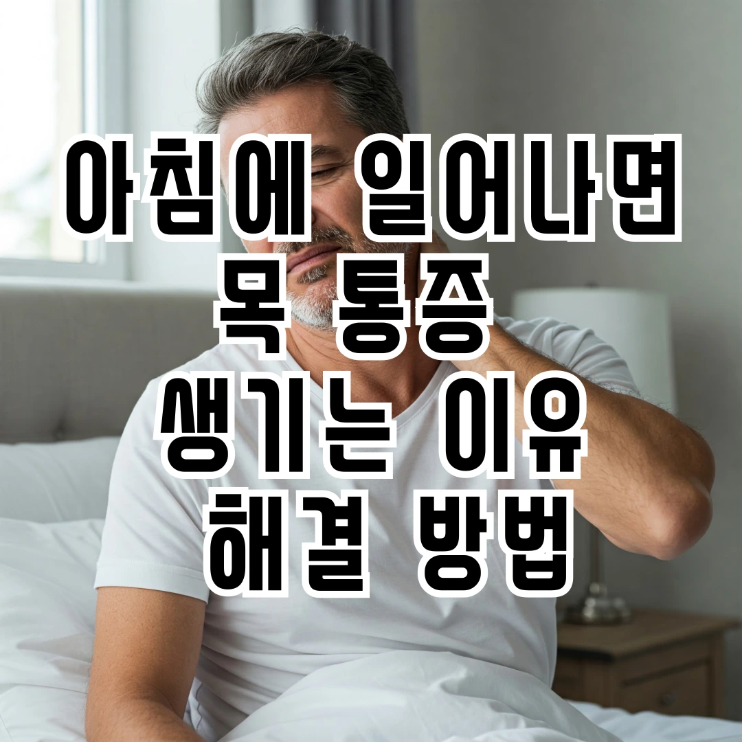 아침목통증원인해결법