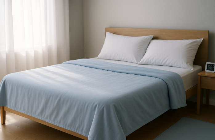 minimalist_cool_summer_bedroom_blanket