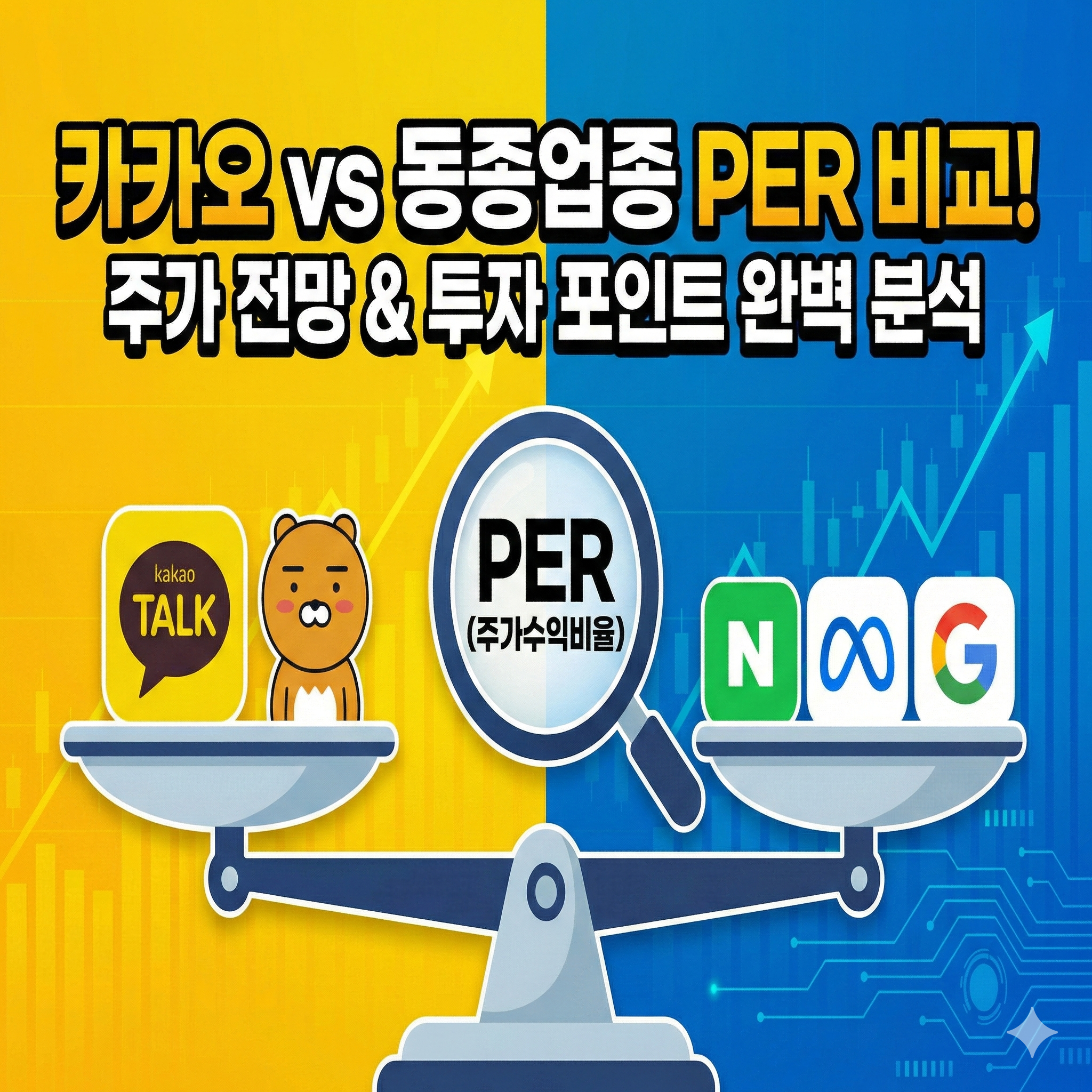 카카오 동종업종 PER 비교 분석: 플랫폼 기업 가치 평가의 모든 것