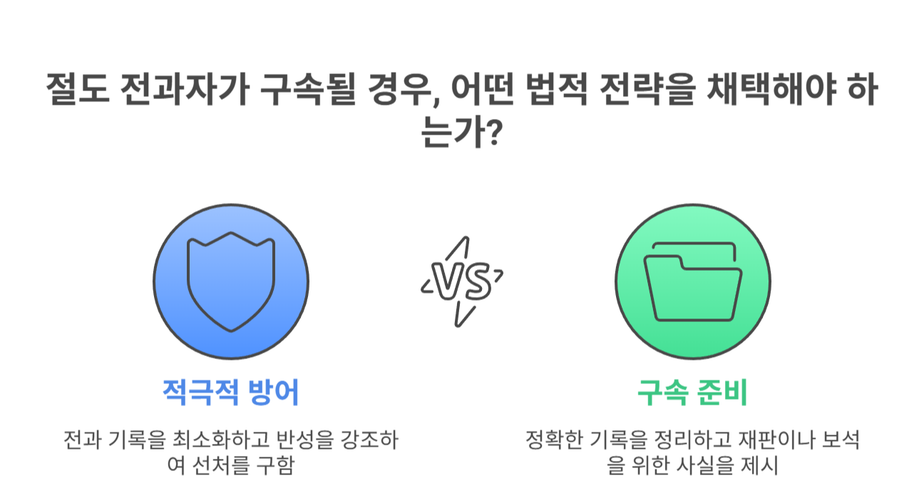 절도 전과자가 다시 구속됐을 때 상황은?