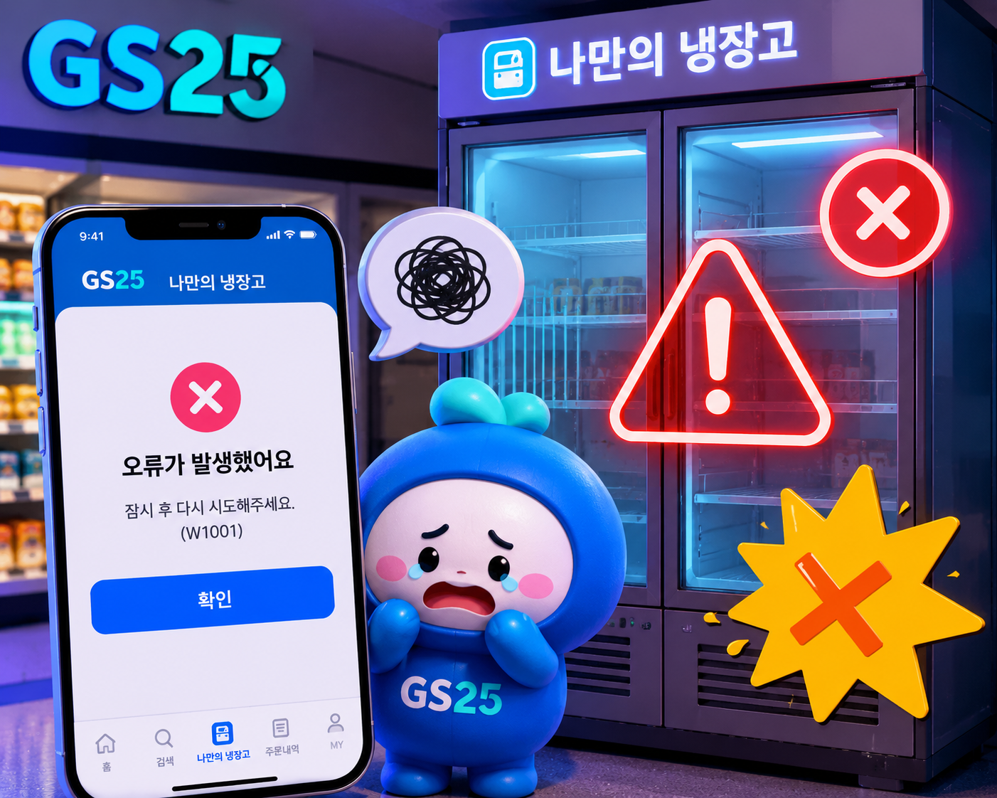 GS25 나만의냉장고 오류 해결방법 총정리 2026 최신 기프티콘 등록 안됨 포인트 적립 실패 원인