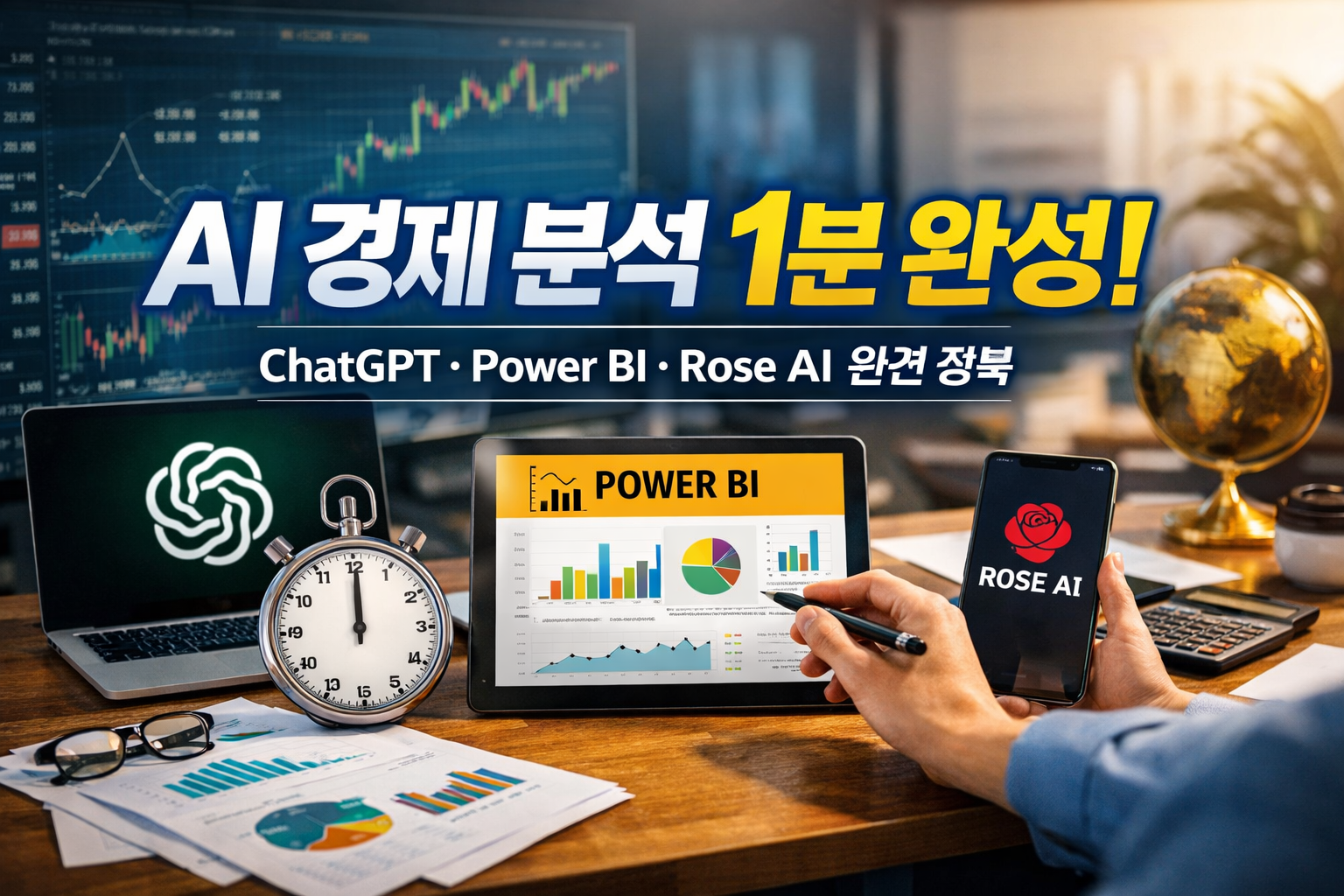 AI 경제 데이터 분석 1분 완성