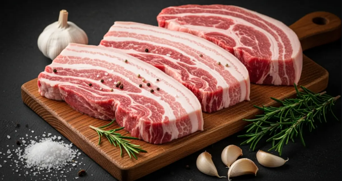 도마위에 삼겹살