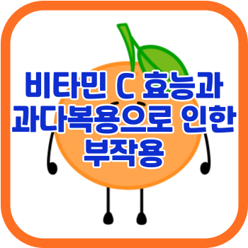 비타민 C 효능과 과다복용으로 인한 부작용