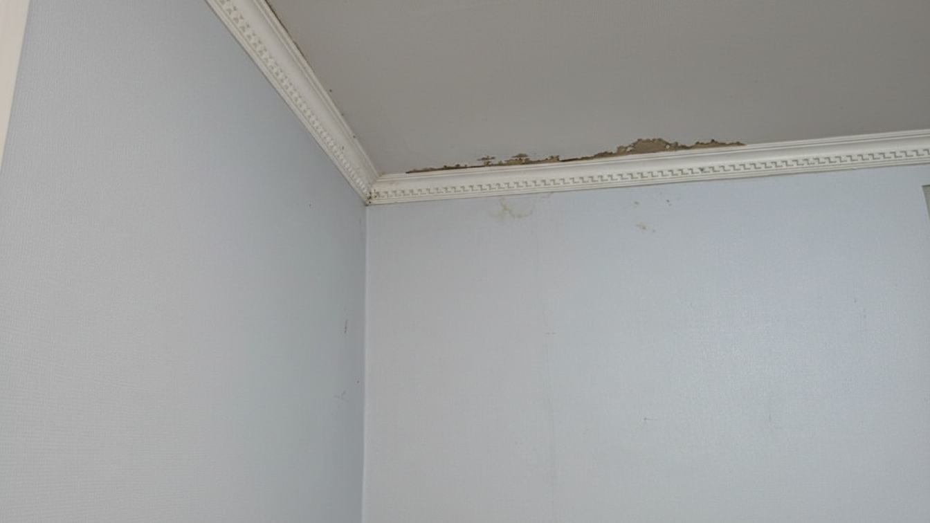 아래집 천장 누수확인