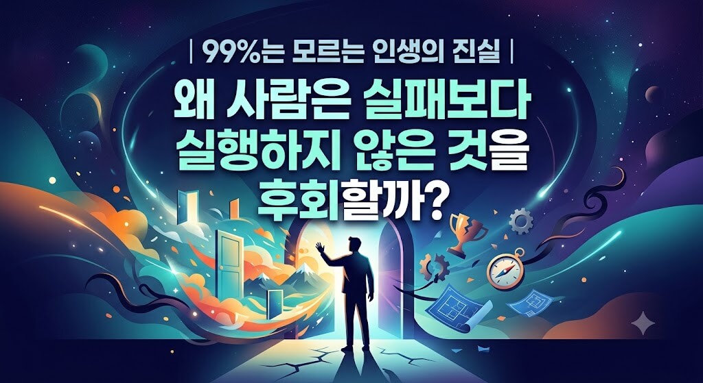 왜 사람은 실패보다 실행하지 않는 것을 후회할까 ? 이미지