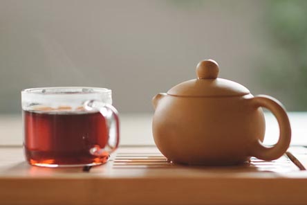 기름진음식-좋은차-히비스커스차