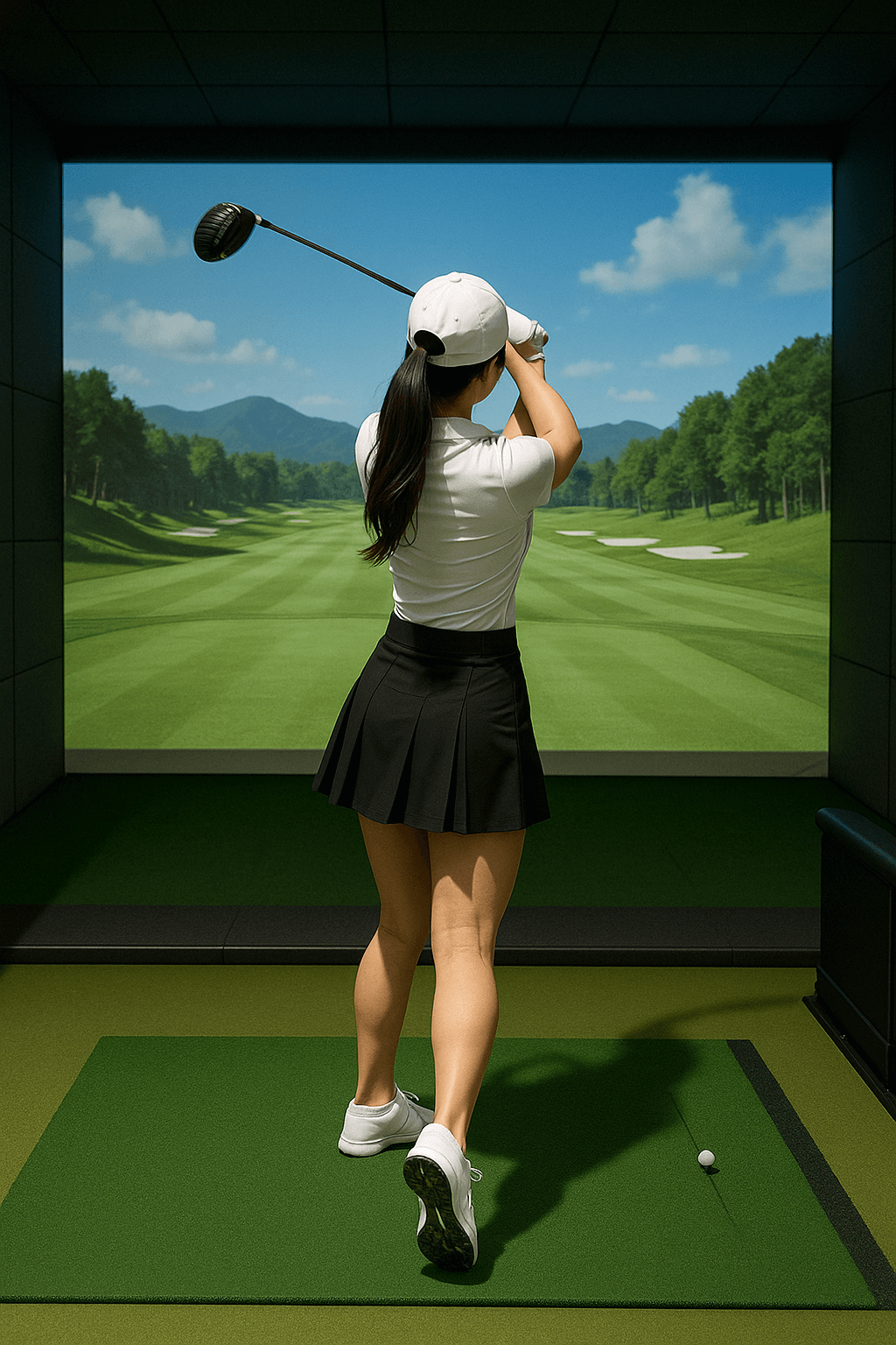 여성 전용 골프 연습장 선택 관련 사진