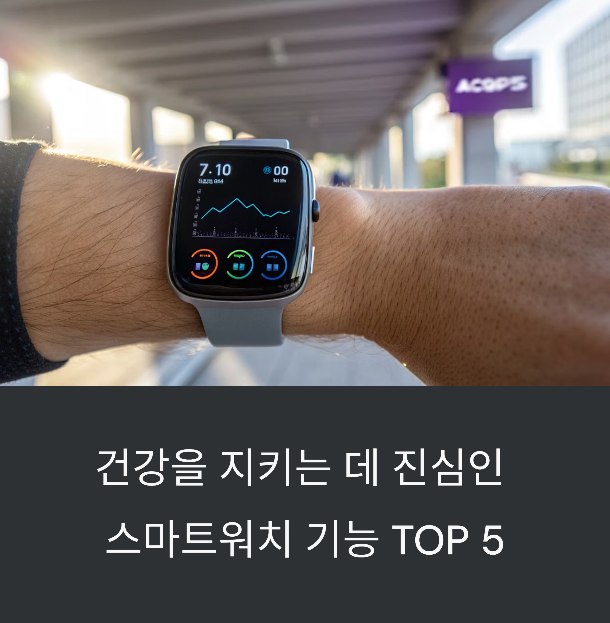스마트워치 기능 TOP 5