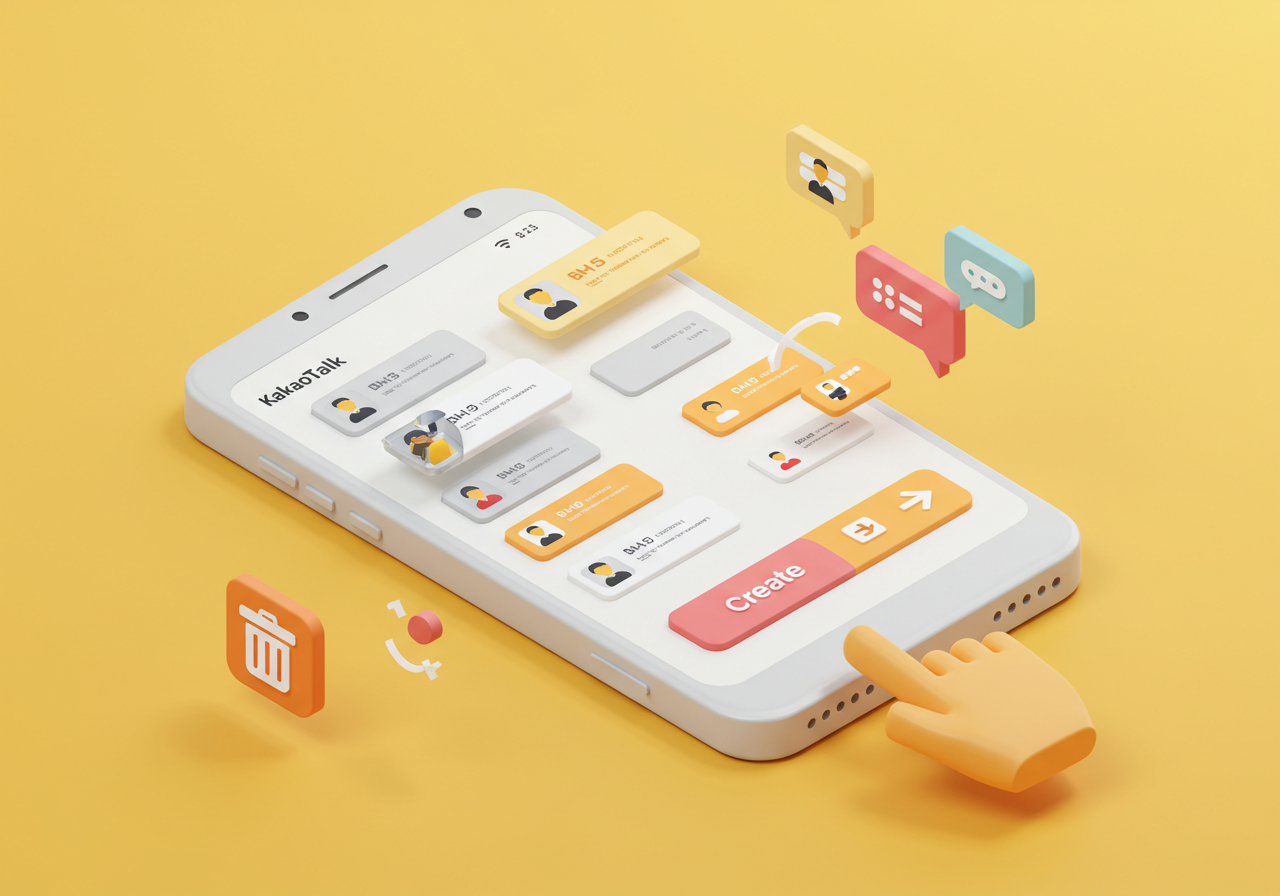 카카오톡 오픈채팅방 오픈카톡 쉽게 만들기 &amp; 삭제 꿀팁!