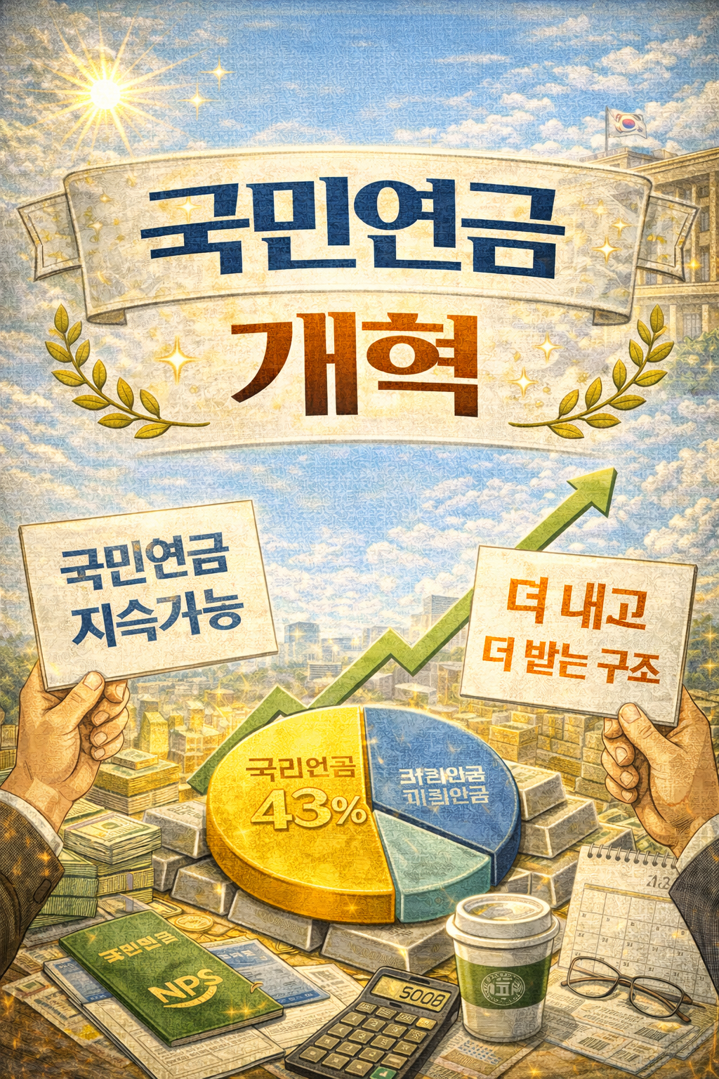 국민연금 관련 사진첨부