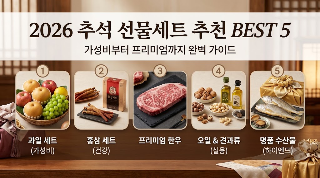 추석 선물세트 베스트 추천