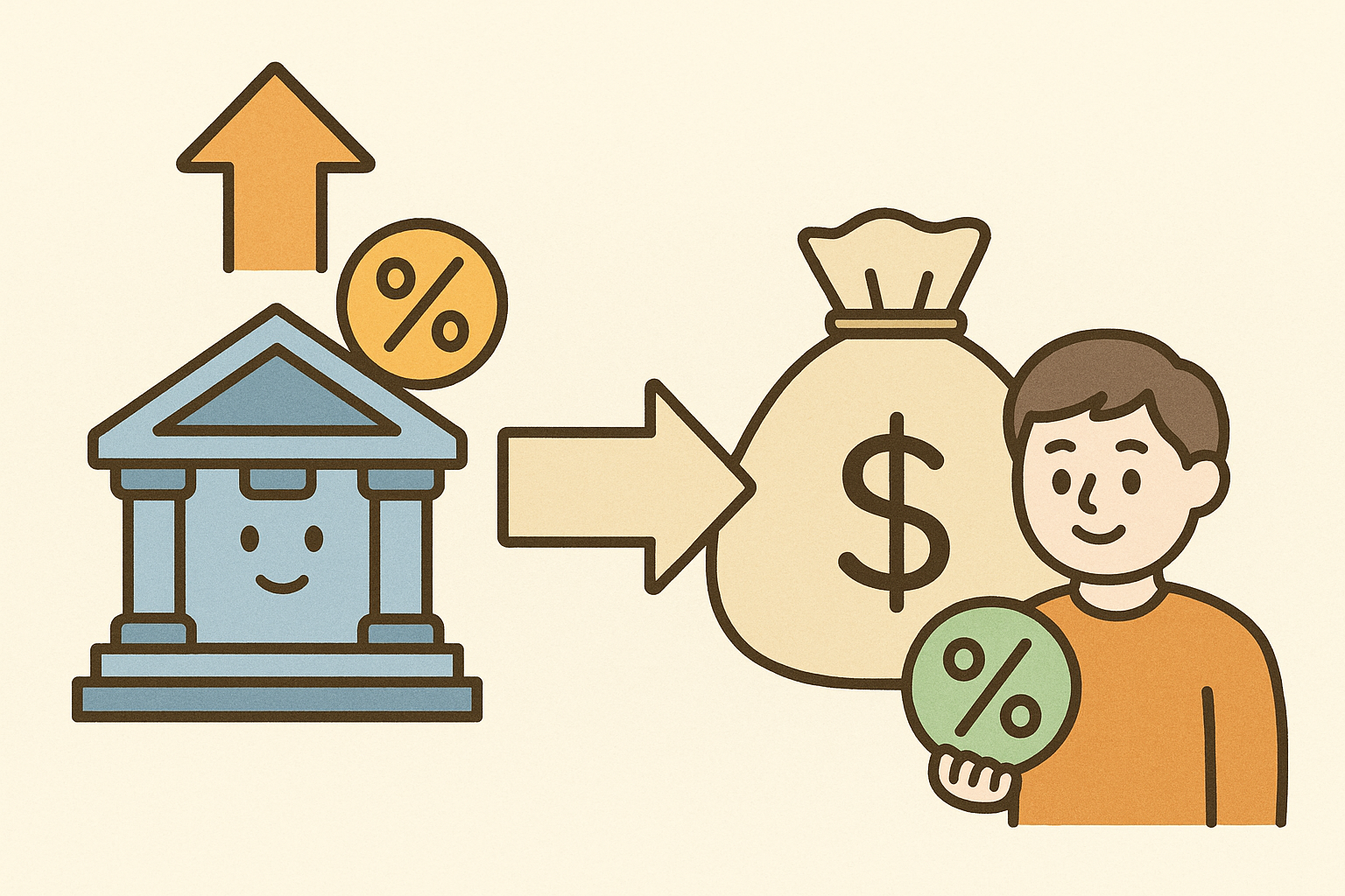 기준금리 오르면 대출이자도 덩달아? 기준금리와 대출금리의 관계 쉽게 풀기