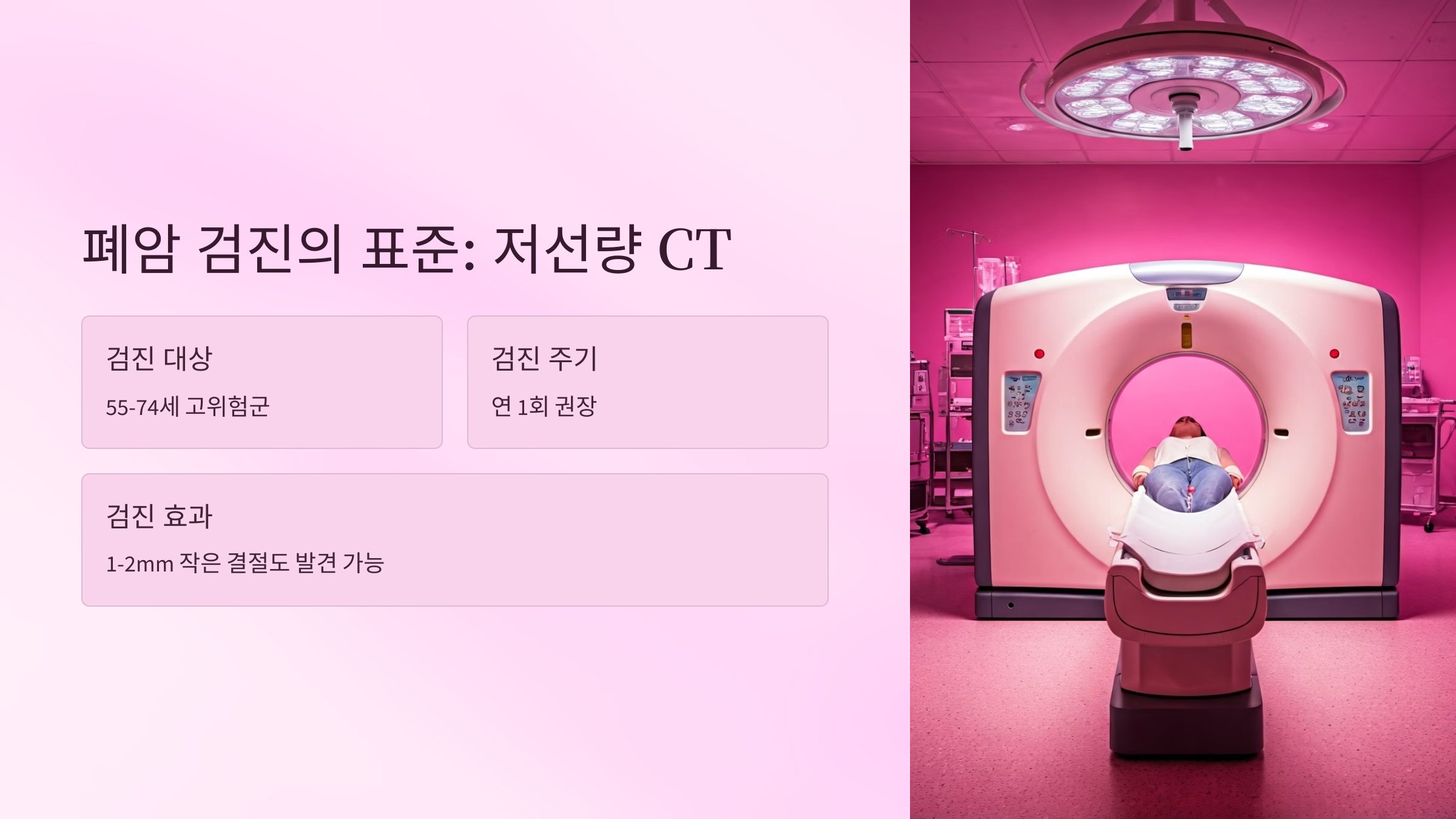 폐암 조기발견 검사