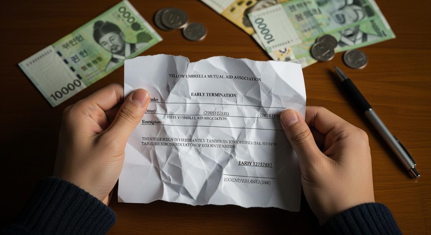 노란우산공제 중도해지 세금