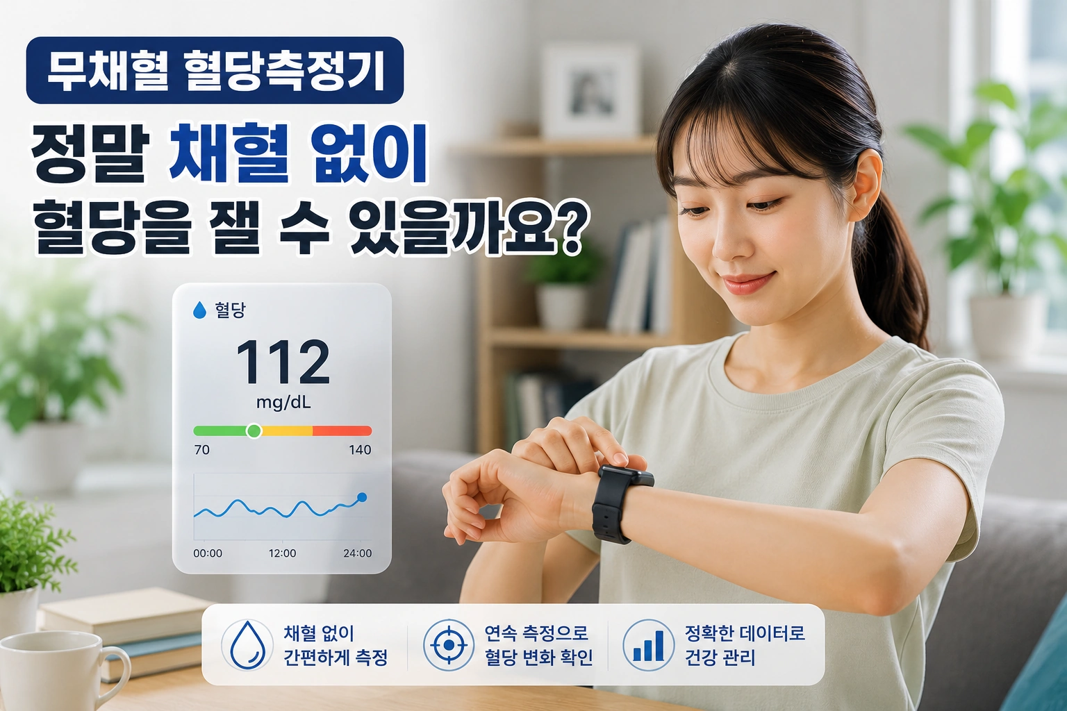 무채혈 혈당측정기, 정말 채혈 없이 혈당을 잴 수 있을까요