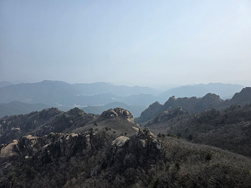 속리산 문장대 최단코스 등산