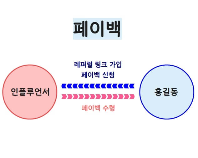 페이백 방식을 설명한 그림