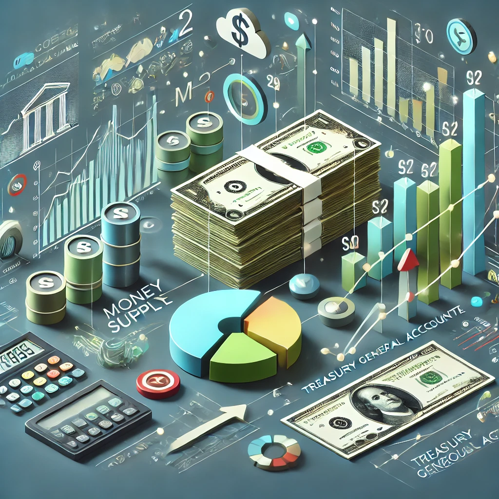 M2 통화량과 TGA 잔고의 상호작용 구조와 관련된 이미지