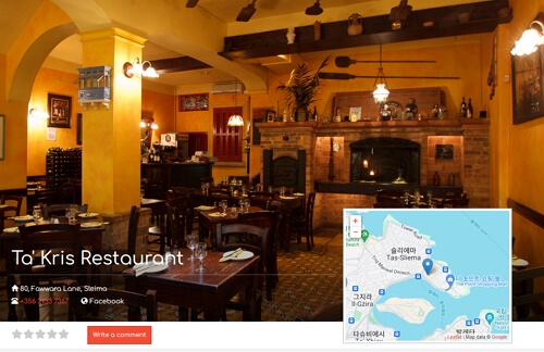 몰타식당_Ta&#39; Kris Restaurant