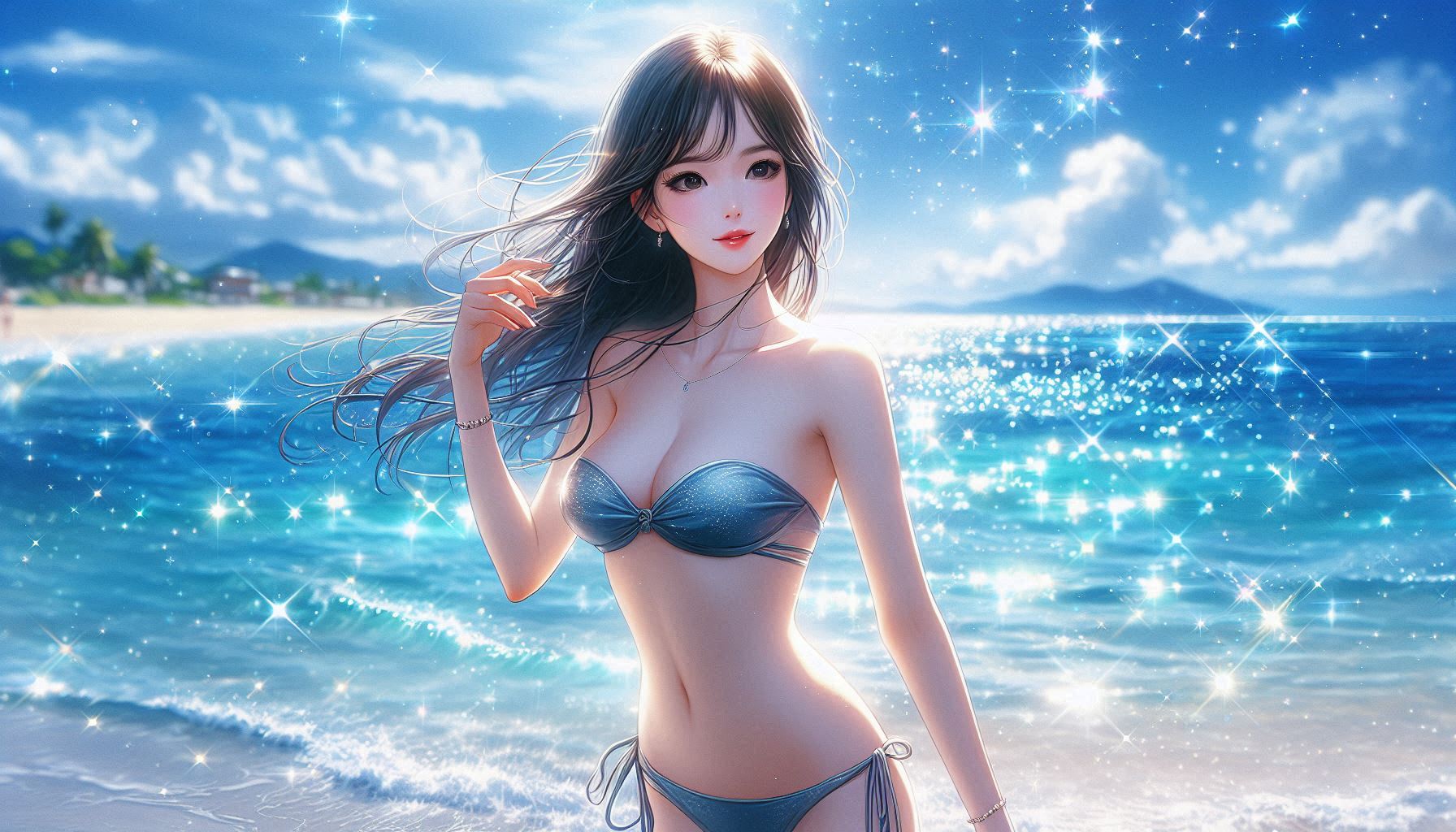 AI Art : Ocean's Muse : Ethereal Beauty 01