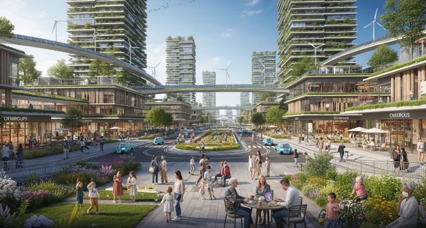 미래 도시 관련 이미지