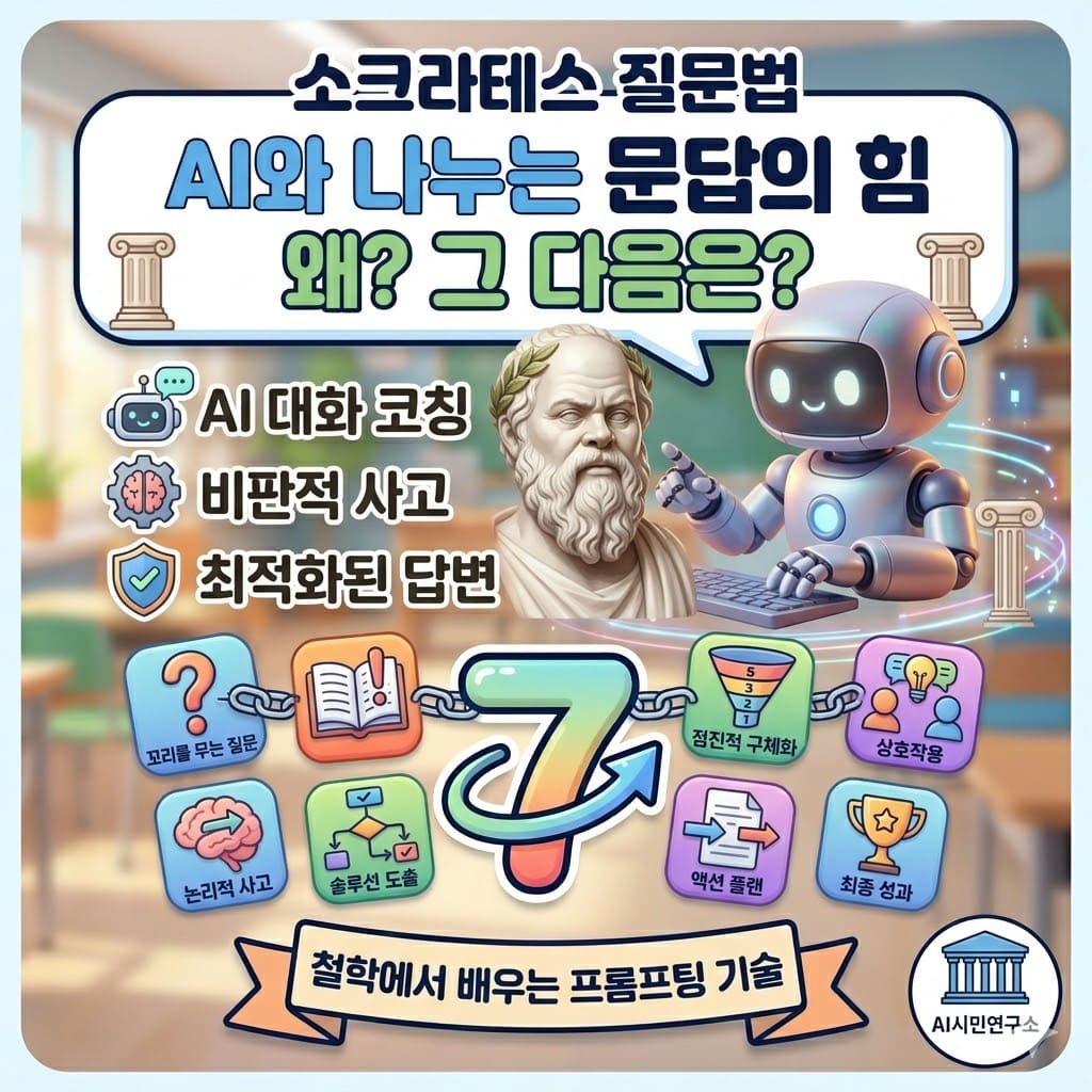 소크라테스 질문법 — "왜? 그 다음은?"