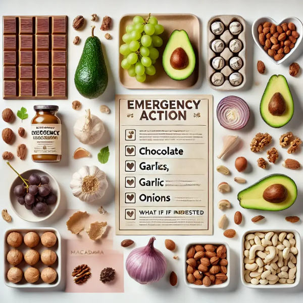 강아지에게 위험한 초콜릿, 포도, 아보카도와 응급 대처법 스튜디오컷