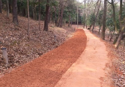 맨발 황톳길이 있는 유명한 산