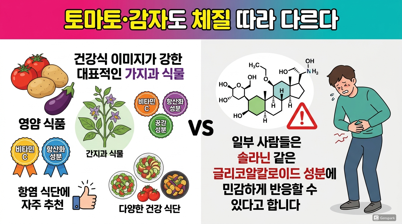 토마토·감자도 체질 따라 다르다