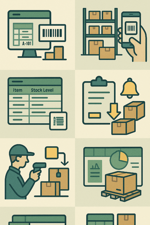 구글 시트로 재고 관리 시스템 사진