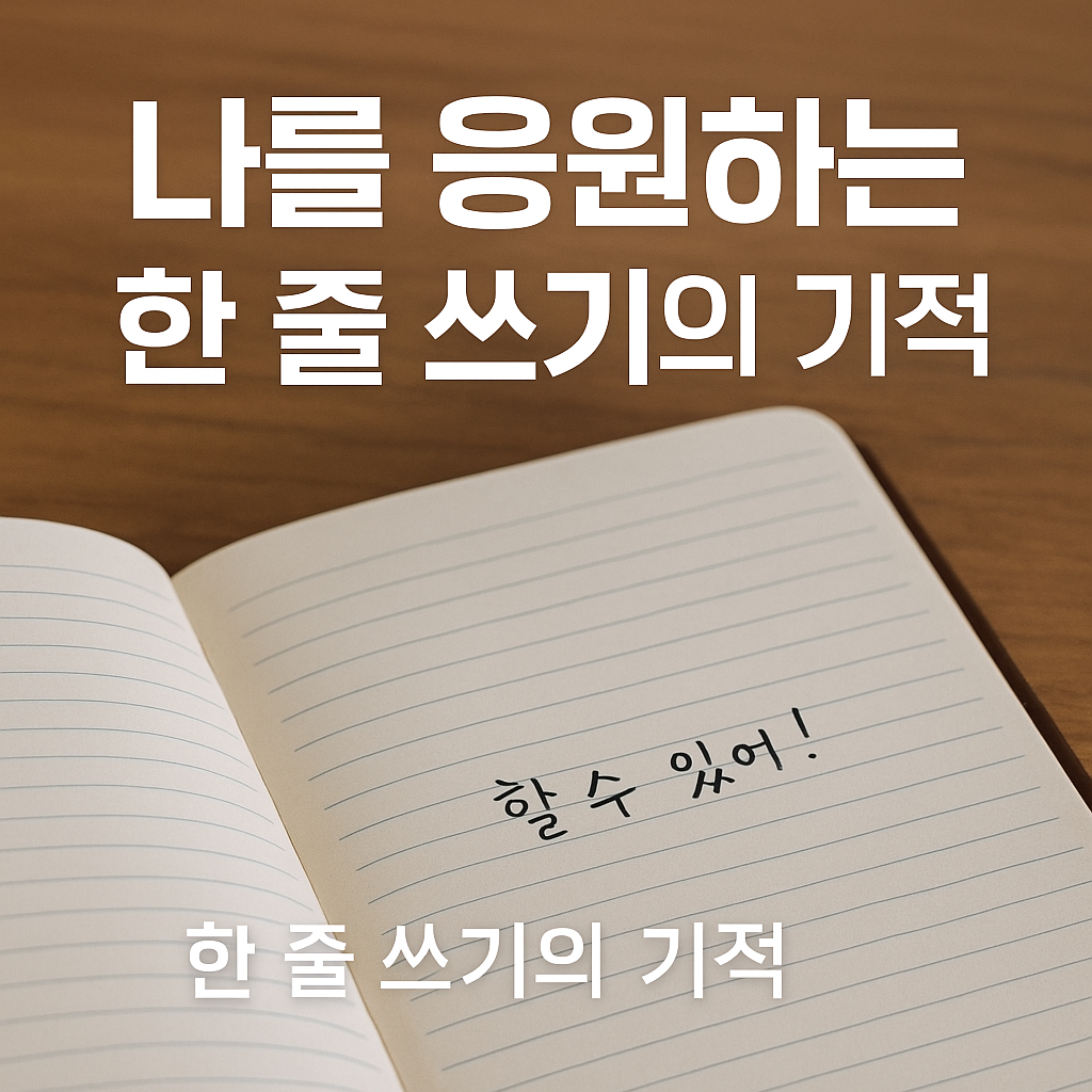 나를 응원하는 한 줄 쓰기의 기적