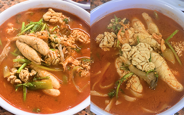 하니칼국수 매장 음식 사진