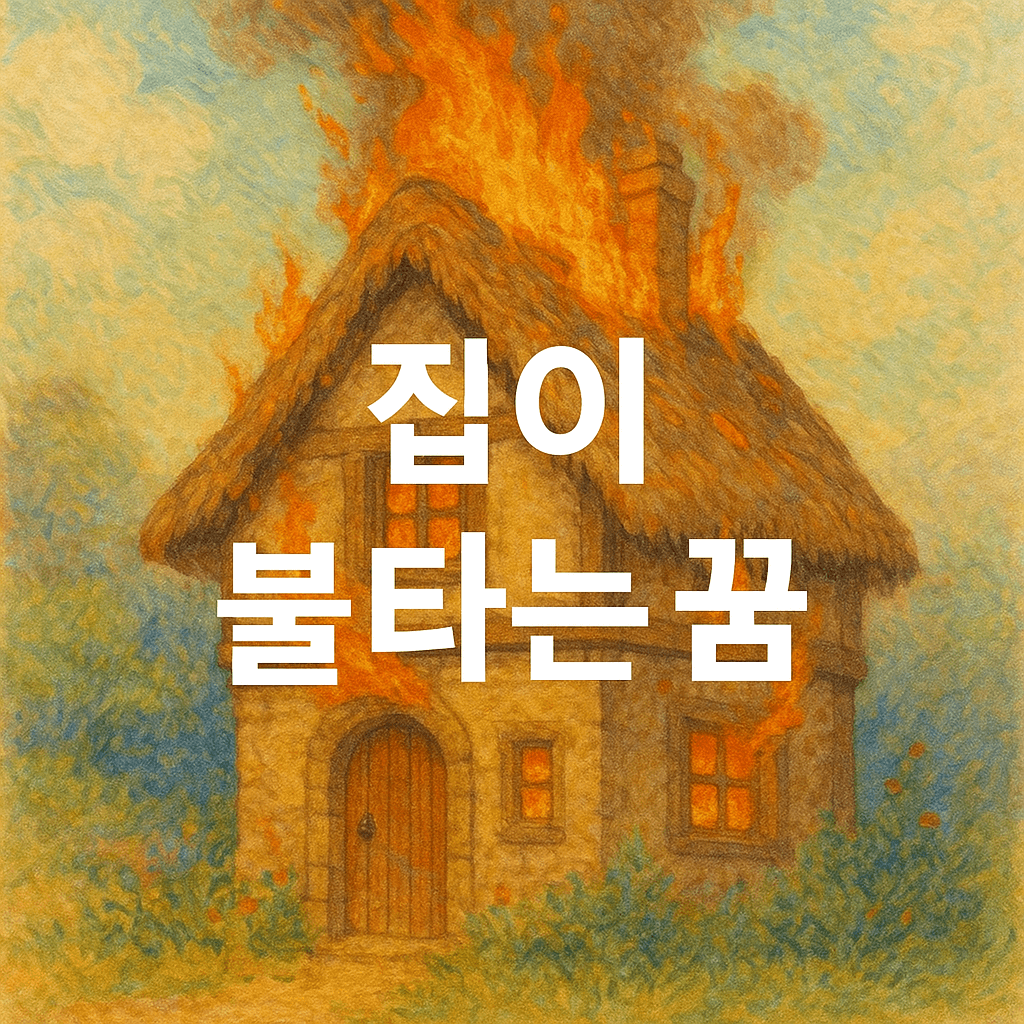 집이 불타는 꿈 해몽