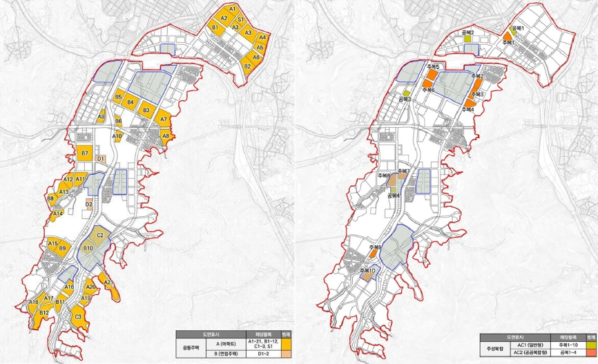 교산신도시 지도